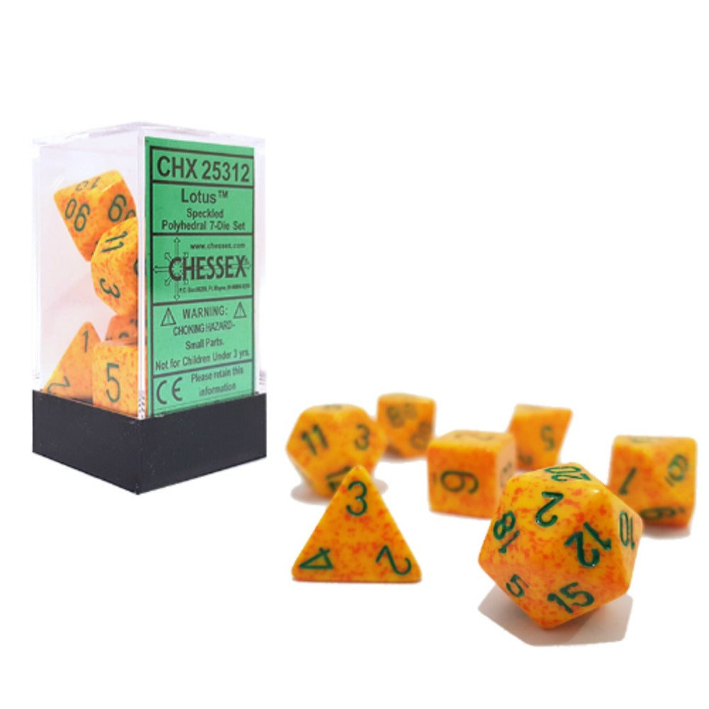 Chessex: Speckled Polyhedral Lotus 7-Die Set