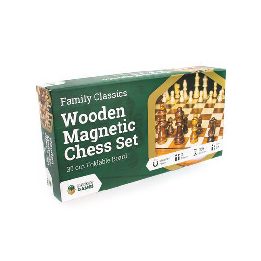 LPG Classics: Wooden Magnetic Chess Set 30cm Foldable