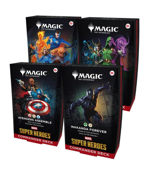 Magic the Gathering: Marvel Super Heroes Commander Deck (Assorted - One Randomly Selected)