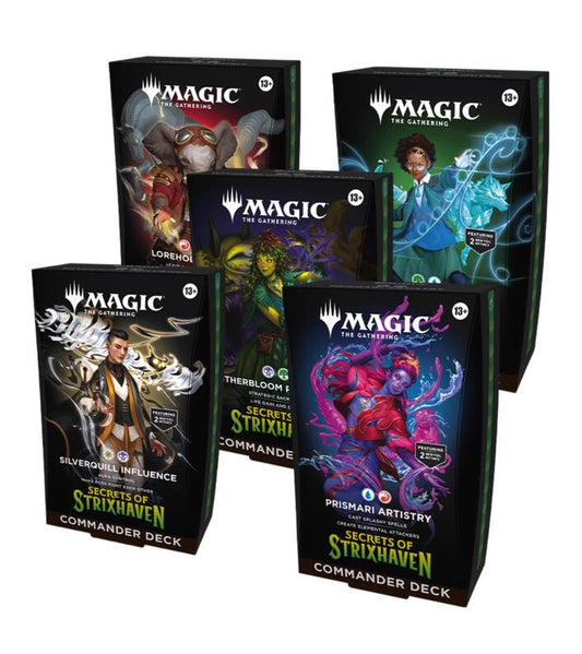 Magic the Gathering: Secrets of Strixhaven Commander Deck (Assorted - One Randomly Selected)