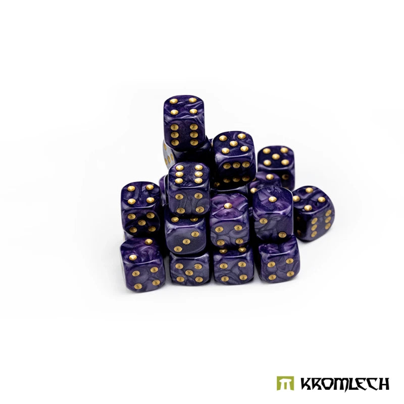Kromlech: Pearl Battle Dice Alien Violet 12mm (25)