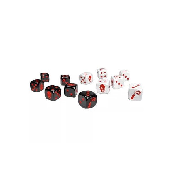 Zombicide: 2nd Edition Black and White Dice Pack