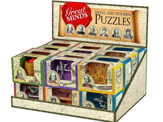 Great Minds: Metal and Wooden Puzzles (Assorted - One Randomly Selected)