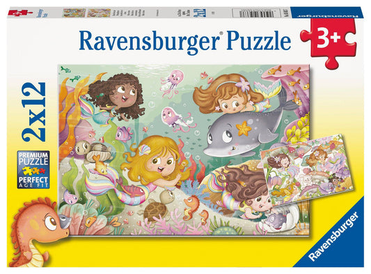 Ravensburger: 2x12pc Fairies and Mermaids