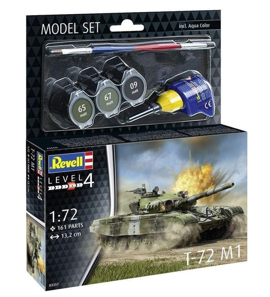 Revell: 1/72 Model Set T-72 M1 63357