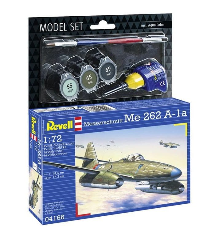 Revell: 1/72 Model Set Messerschmitt Me262 A-1a 64166