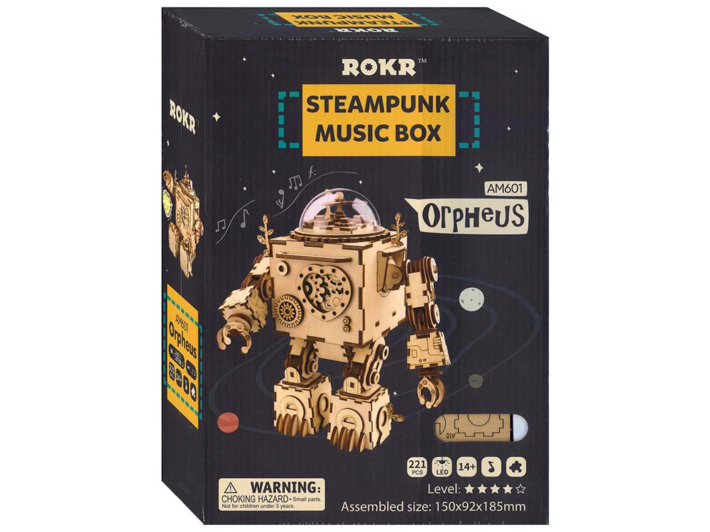 Robotime: ROKR Steampunk Music Box Orpheus