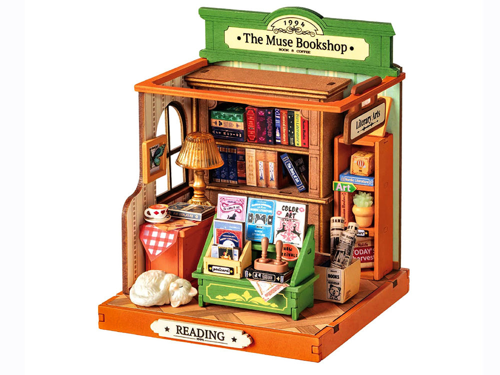 Robotime: Rolife The Muse Bookshop