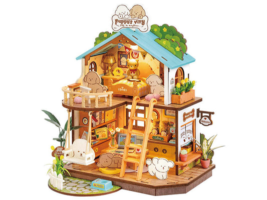 Robotime: Rolife Puppy's Cozy Villa