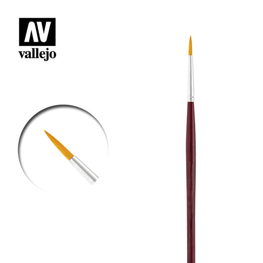 Vallejo: Brush Detail Round Synthetic No. 3/0
