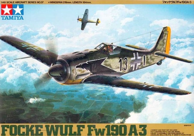Tamiya: 1/48 Focke-Wulf Fw190 A-3 61037