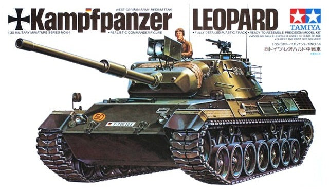 Tamiya: 1/35 West German Army Medium Tank Kampfpanzer Leopard 35064