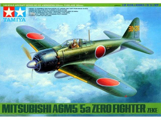 Tamiya: 1/48 Mitsubishi A6M5/5a Zero Fighter Zeke