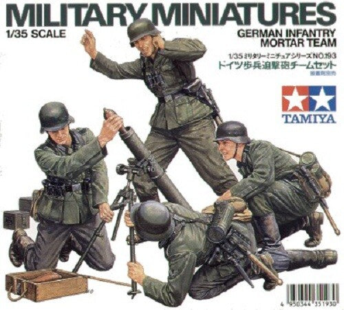Tamiya: 1/35 German Infantry Mortar Team 35193