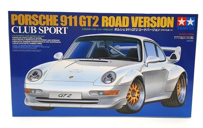 Tamiya: 1/24 Porsche 911 GT2 Road Version Club Sport 24247