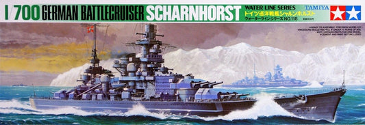 Tamiya: 1/700 German Battlecruiser Scharnhorst 77518