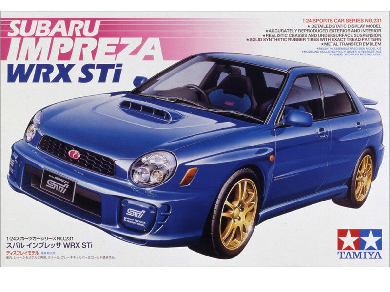 Tamiya: 1/24 Subaru Impreza WRX Sti 24231
