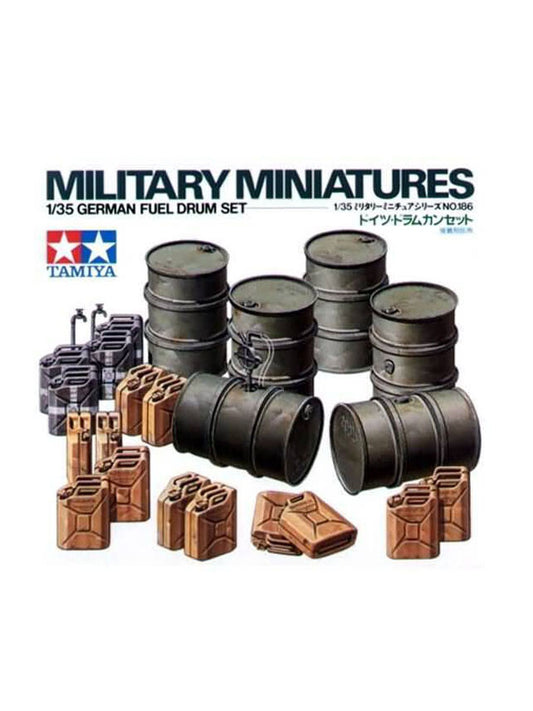 Tamiya: 1/35 German Fuel Drum Set 35026