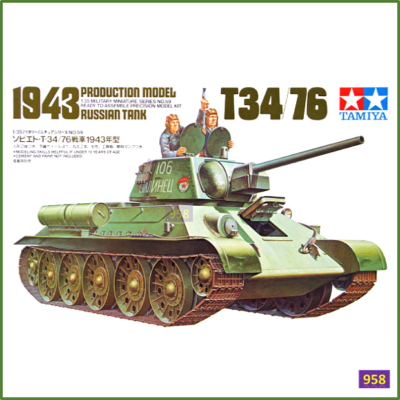 Tamiya: 1/35 Russian Tank T34/37 1943 Production Model 35059