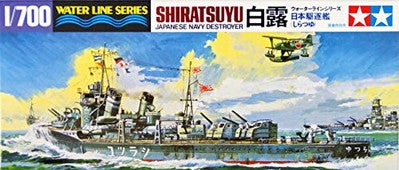 Tamiya: 1/700 Japanese Navy Destroyer Shiratsuyu 31402