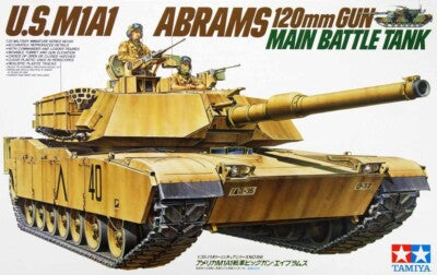 Tamiya: 1/35 US M1A1 Abrams 120mm Gun Main Battle Tank 35156