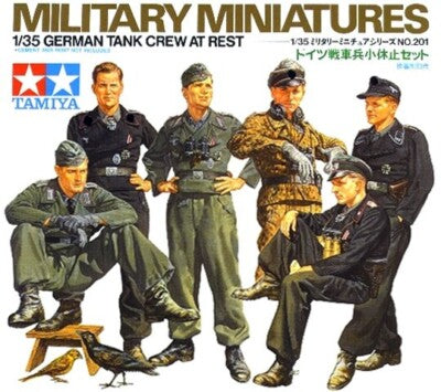 Tamiya: 1/35 German Tank Crew At Rest 35201