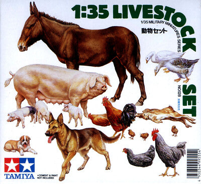 Tamiya: 1/35 Livestock Set 35128