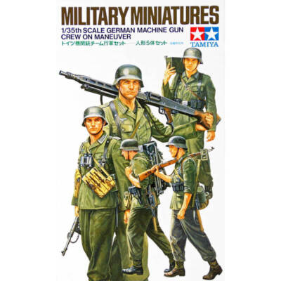 Tamiya: 1/35 German Machine Gun Crew on Maneuver 35184