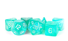 MDG: FanRoll 7 Dice RPG Set Stardust Turquoise