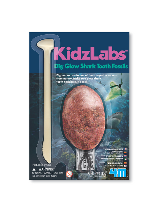 4M: Dig Glow Shark Tooth Fossils