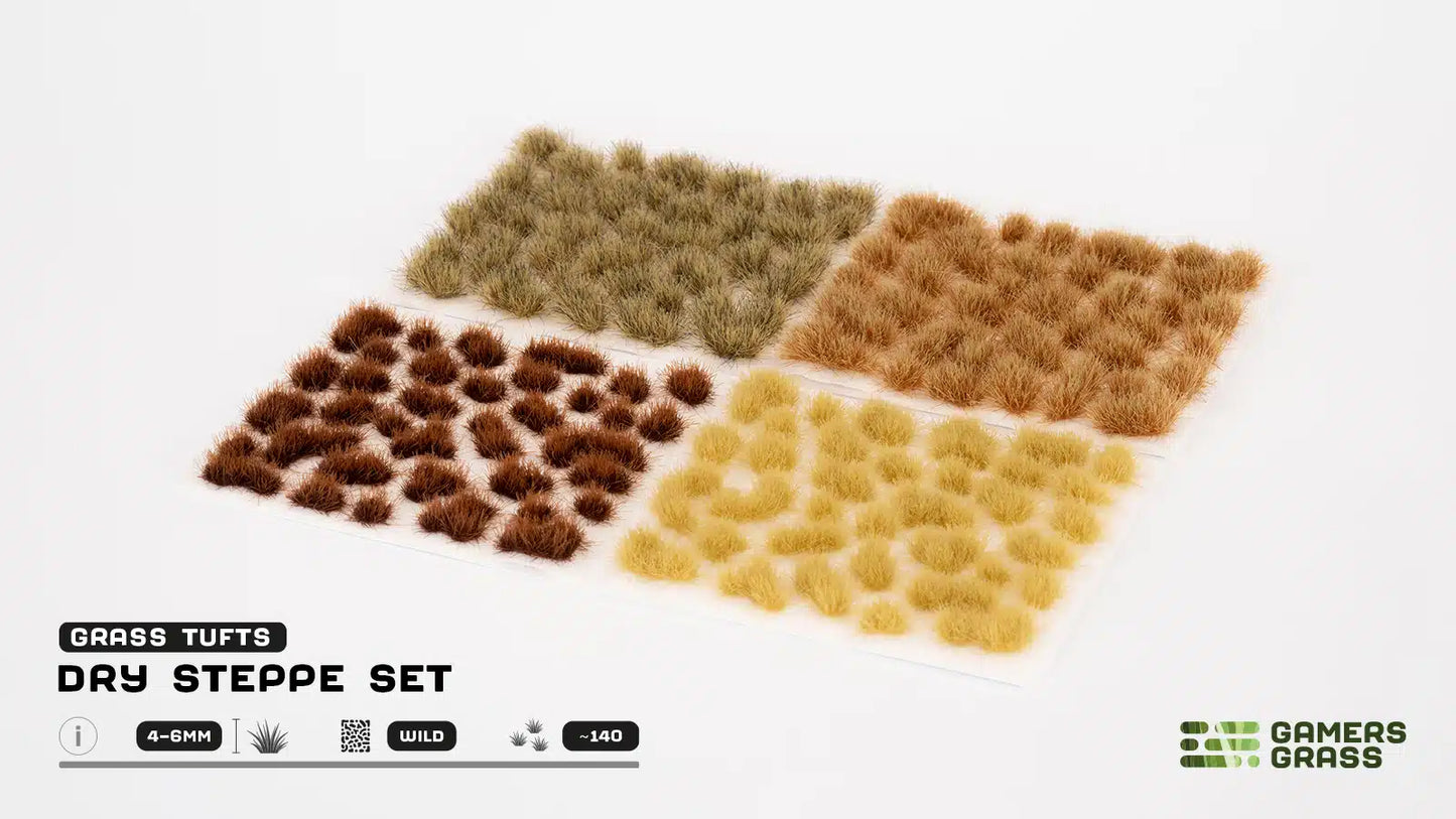 Gamers Grass: Tufts Dry Steppe Set
