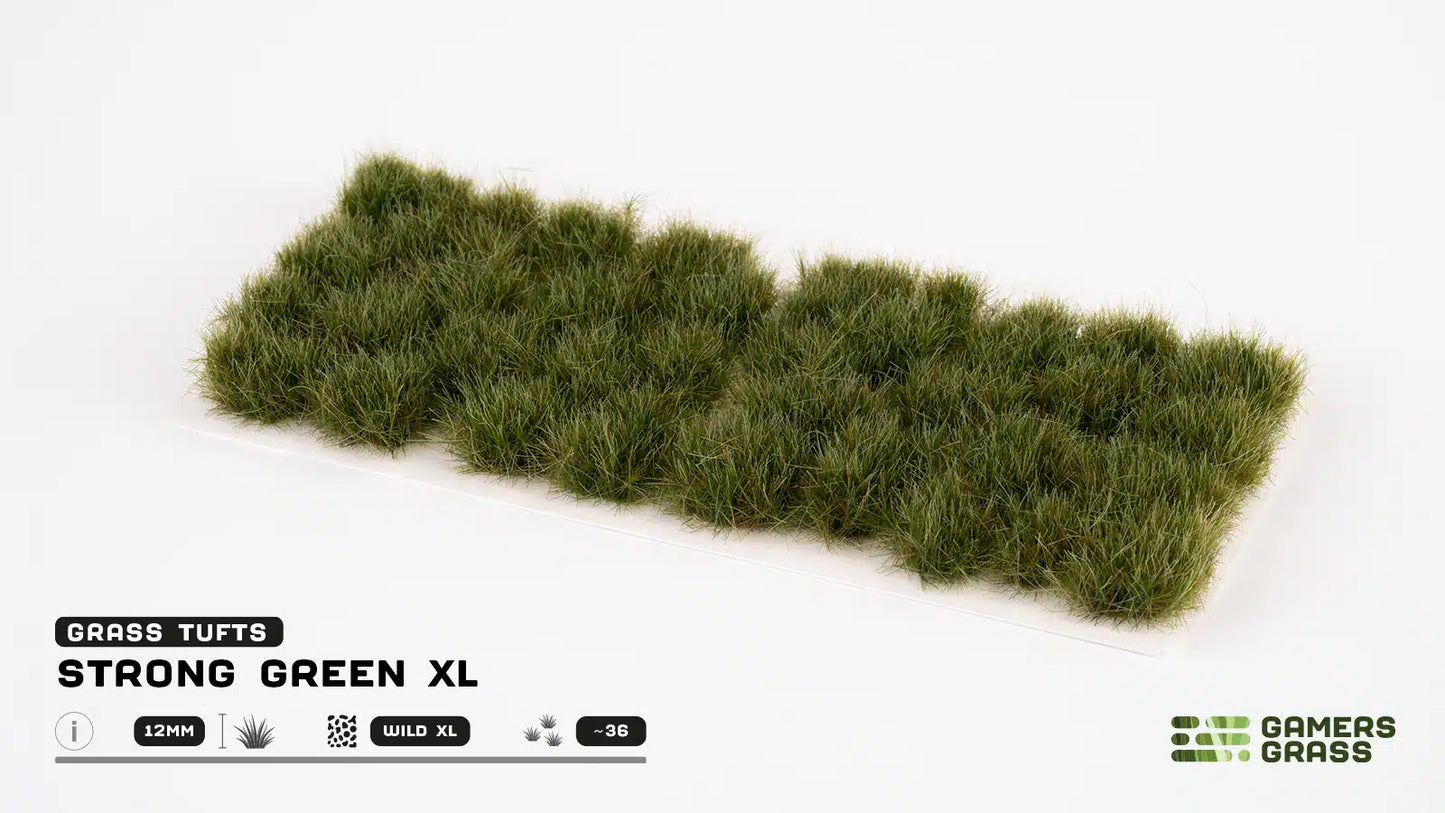 Gamers Grass: Tufts Strong Green XL