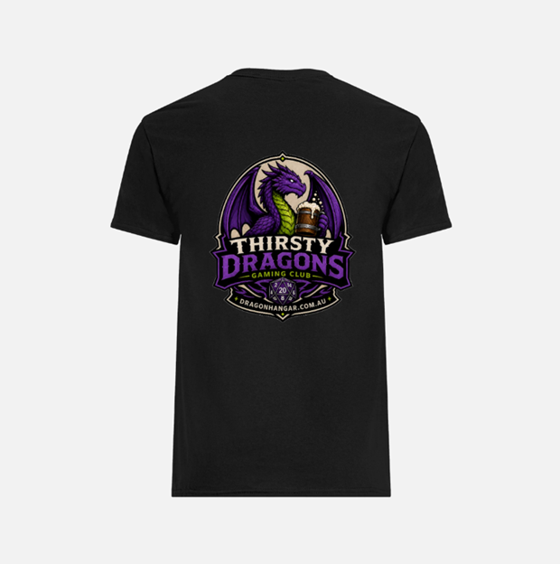 T-Shirt: Thirsty Dragons Gaming Club