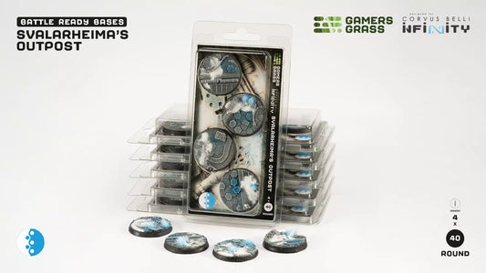 Gamers Grass: Bases Svalarheima’s Outpost Round 40mm (4x)
