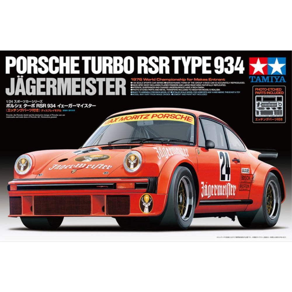 Tamiya: 1/24 Porsche Turbo RSR Type 934 Jagermeister 24328