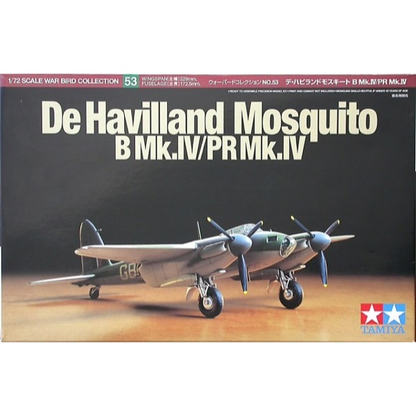 Tamiya: 1/72 De Havilland Mosquito B Mk.VI/PR Mk.IV 60753