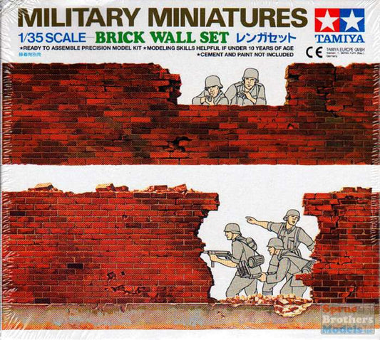 Tamiya: 1/35 Brick Wall Set 35028