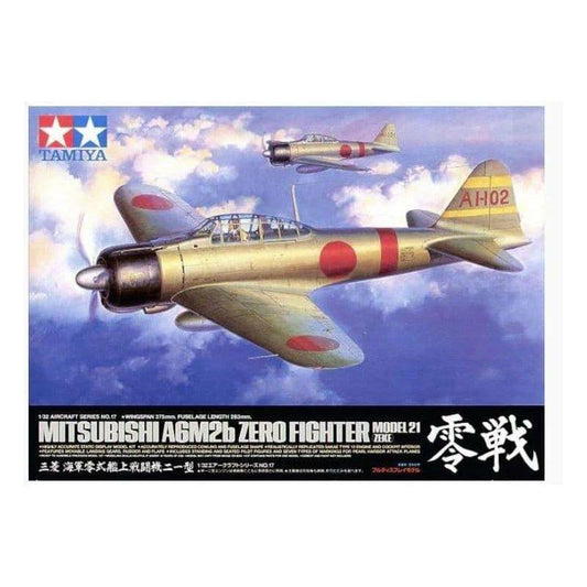 Tamiya: 1/32 Mitsubishi A6M2b Zero Fighter Model 21 Zeke 60317