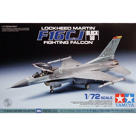 Tamiya: 1/72 Lockheed Martin F-16CJ Block 50 Fighting Falcon 60786