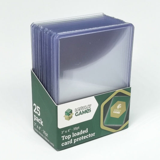 LPG Essentials: Top Loaded Card Protector 3x4" 35pt (25)