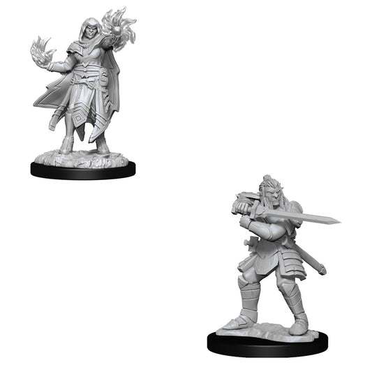 D&D: Nolzur's Marvelous Miniatures Hobgoblin Fighter Male & Hobgoblin Wizard Female