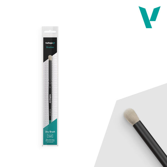 Vallejo: Brush Dry Brush Natural Hair Dry Small