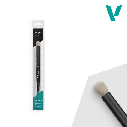 Vallejo: Brush Dry Brush Natural Hair Dry Medium