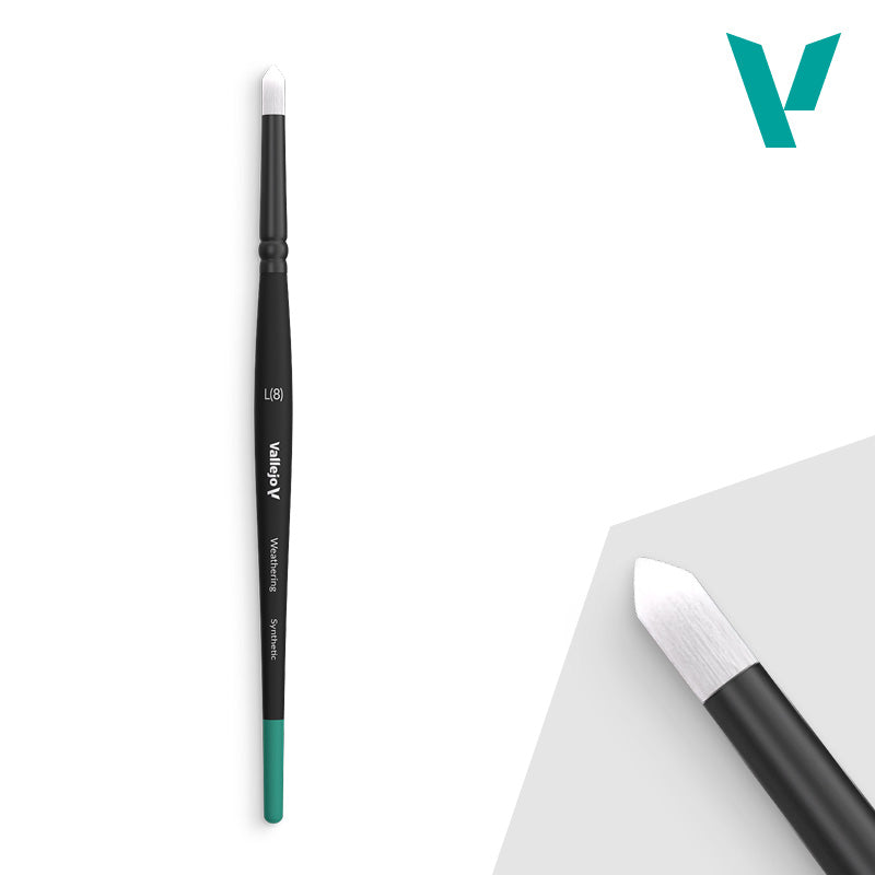 Vallejo: Brush Weathering Round Synthetic Medium