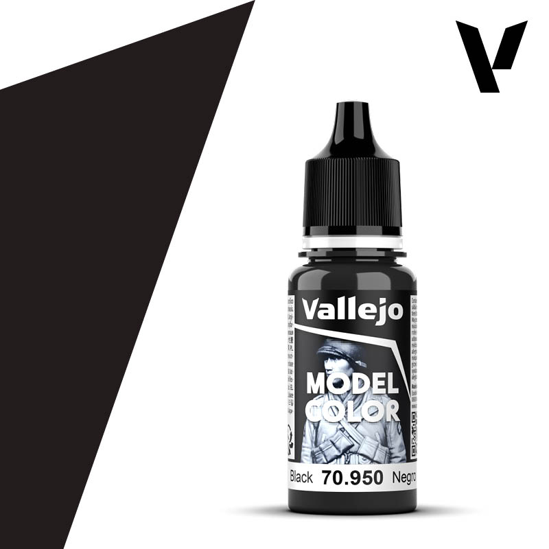Vallejo: Model Color Black 18ml
