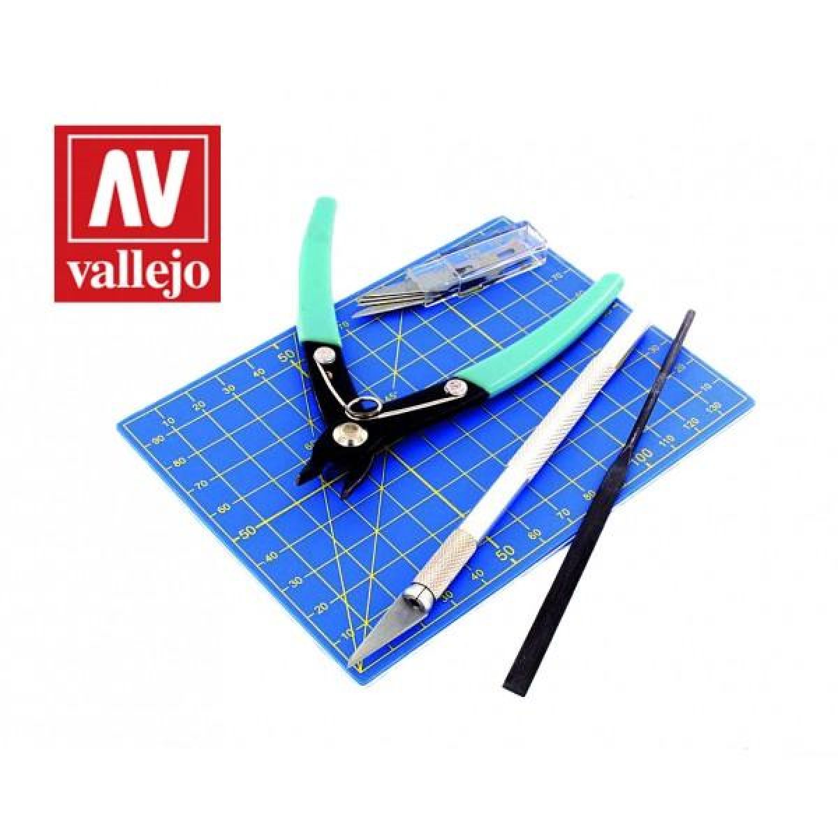 Vallejo: Tools 9pc Plastic Modelling Set