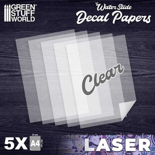 Green Stuff World: Waterslide Decals - Laser Transparent