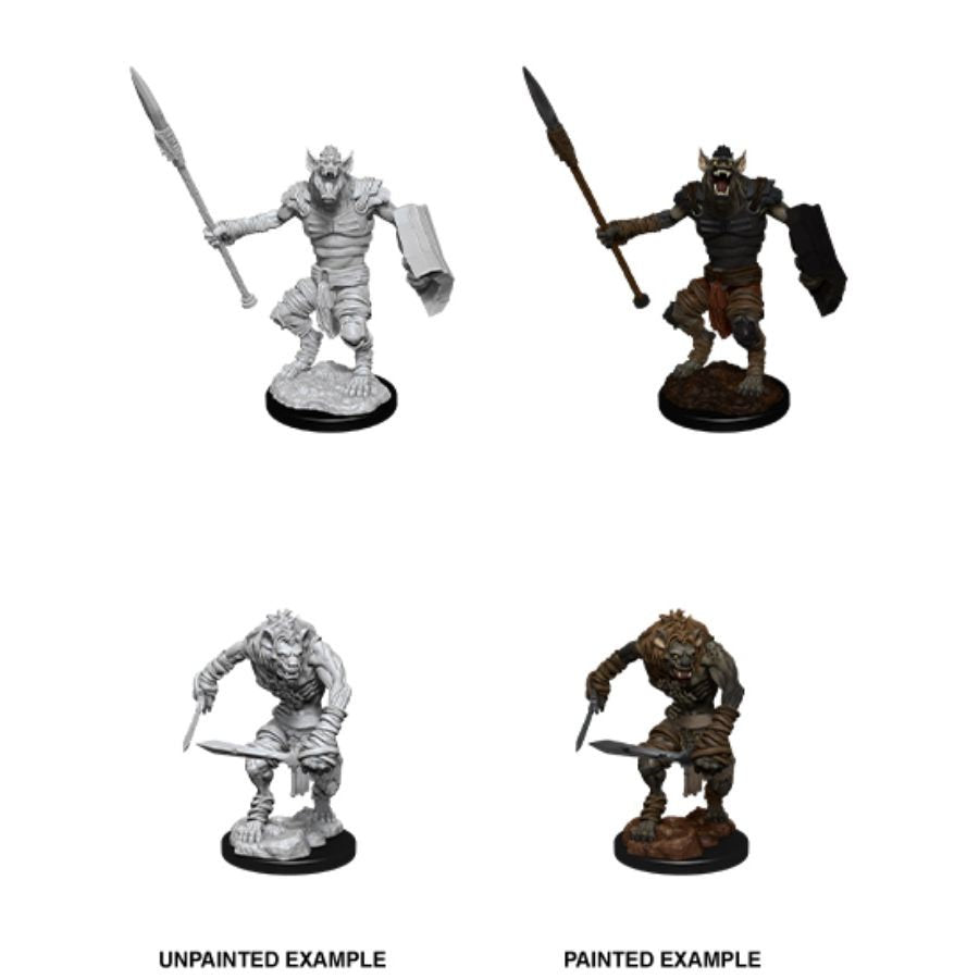 D&D: Nolzur's Marvelous Miniatures Gnoll & Gnoll Flesh Gnawer