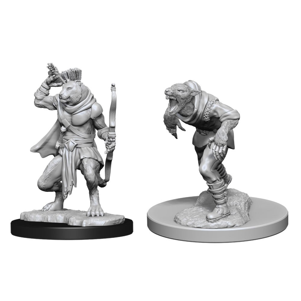 D&D: Nolzur's Marvelous Miniatures Wererat & Weretiger